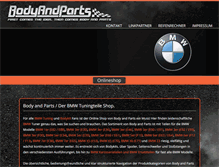 Tablet Screenshot of bmw-tuningteile.de